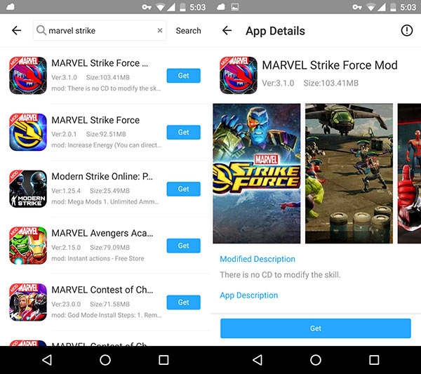 MARVEL Strike Force Mod apk