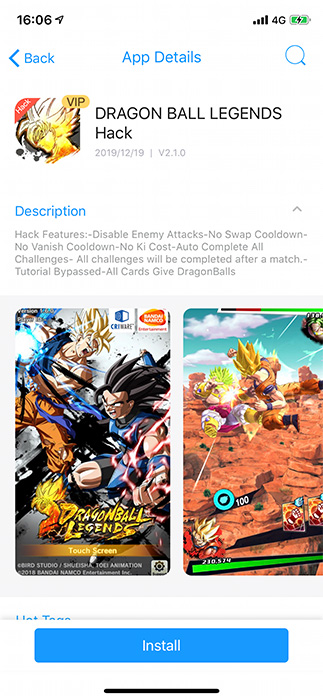 Dragon ball legends Hack