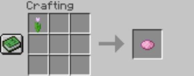 Pink Dye Minecraft Crafting Guide
