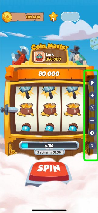 Use Panda Auto Clicker in Coin Master Hack 2