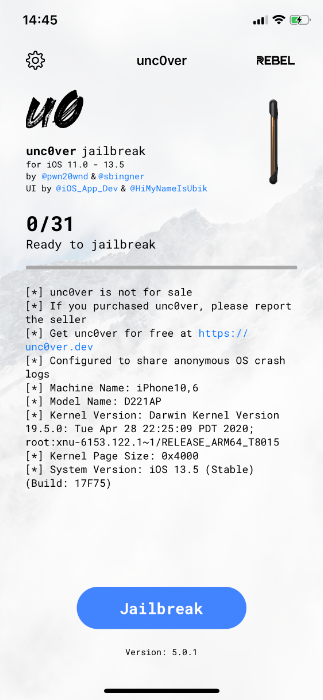 unc0ver-iOS13.5